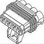 Automotive Connectors CON MP 280 4W FEM ASY (5 Pieces)