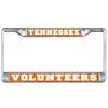 Tennessee Volunteers Metal License Plate Frame view 1