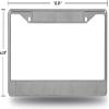 Columbus Blue Jackets Black Metal (Set of 2) Laser License Plate Frames view 3