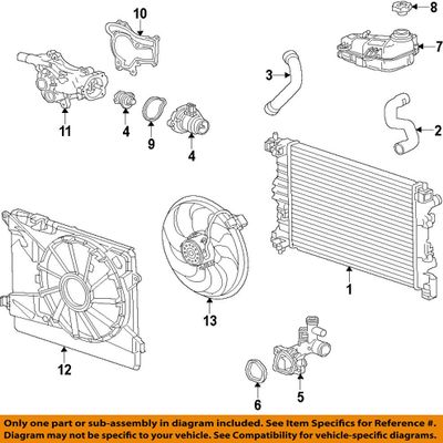 General Motors 55568033, Engine Water Pump Gasket