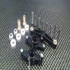GPM For Tamiya TT-02 Upgrade Parts Aluminum Steering Assembly - 1 Set Black view 1
