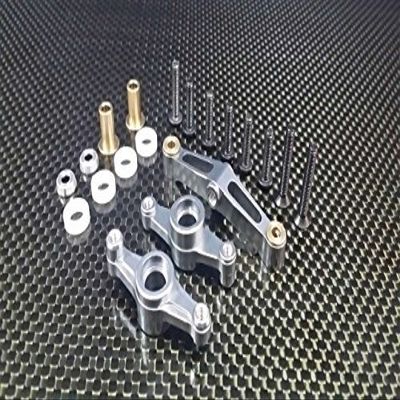 GPM For Tamiya TT-02 Upgrade Parts Aluminum Steering Assembly - 1 Set Gray Silver