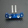 GPM For Kyosho Mini Inferno Upgrade Parts Aluminum Rear Arm Bulk (1 Deg) For Rear Gear Box With Screws - 1Pc Set Blue view 1