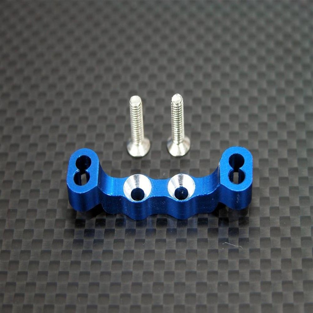 GPM For Kyosho Mini Inferno Upgrade Parts Aluminum Rear Upper Arm Bulk For Front Gear Box With Screws - 1Pc Set Blue