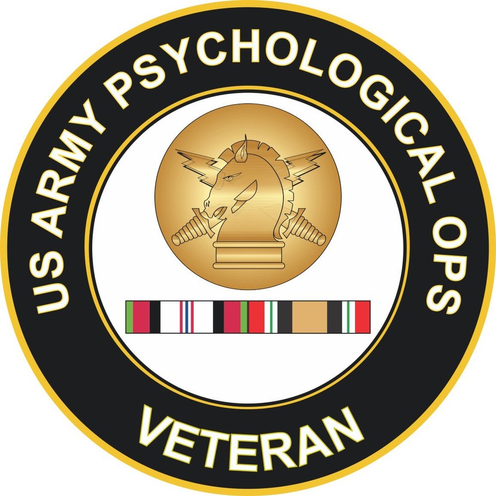 Army Psychological Operations Afghanistan and Iraq 3.8 Inch Decal