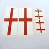 Minilabel Pack Of 6 England, English Flag Window Stickers, St George Cross Labels, 'Inside Fix Outside View' view 1