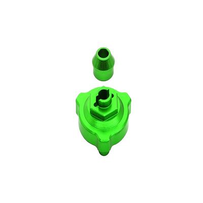 GPM For Traxxas Slash 4X4 Upgrade Parts Aluminum Slipper Shaft Bearing Adaptor - 2 Pcs Green