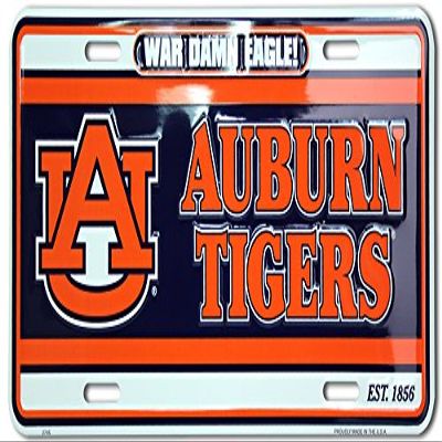 Hangtime Auburn University - Auburn Tigers - Auburn War Eagles License Plate