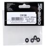 Core-RC 4mm Aluminum Serrated Wheel Nut (Black) (4) view 2