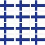12 Pack 2" Finland Flag Sticker