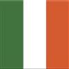 1 - 12" Ireland Square Irish Flag Sticker view 1