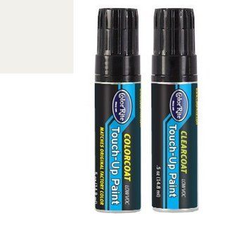 ColorRite Half-Ounce Jar for Pontiac Grand Prix/Grand Am Automotive Touch-up Paint - Liquid Silver Metallic Clearcoat WA944L - Value Package