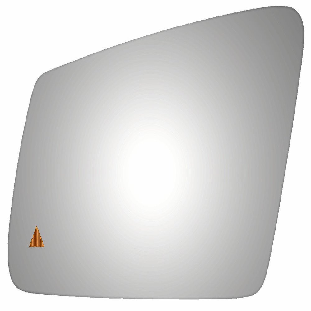 Flat Driver with Blind Spot Warning Indicator Side Mirror Replacement Glass for 2010-2015 MERCEDES-BENZ E63 AMG