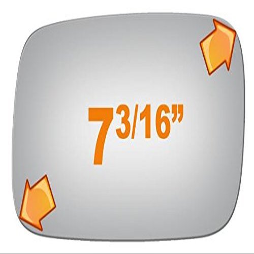 Flat Driver Side Mirror Replacement Glass for 1999-2002 SAAB 95