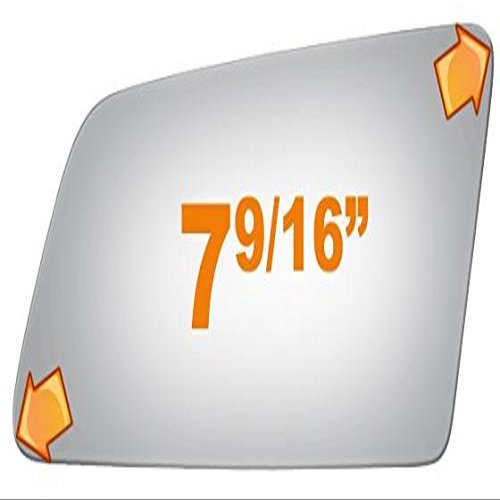 Flat Driver Side Mirror Replacement Glass for 1980-1990 OLDSMOBILE CUTLASS CRUISER