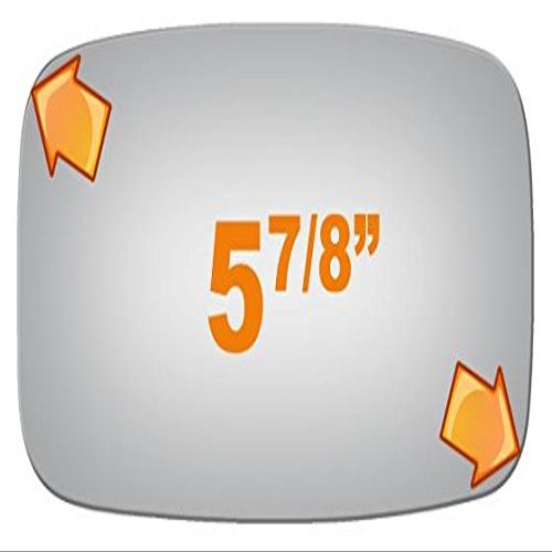 Flat Driver Side Mirror Replacement Glass for 1987-1993 FORD MUSTANG
