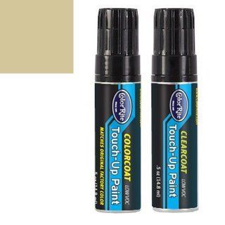 ColorRite Half-Ounce Jar for Buick Allure Automotive Touch-up Paint - Cashmere Metallic Clearcoat 15/WA929L - Color+Clearcoat Package