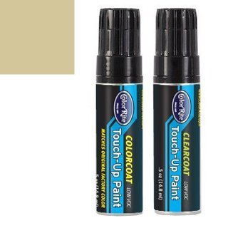 ColorRite Half-Ounce Jar for Buick Allure Automotive Touch-up Paint - Cashmere Metallic Clearcoat 15/WA929L - Color+Clearcoat Package