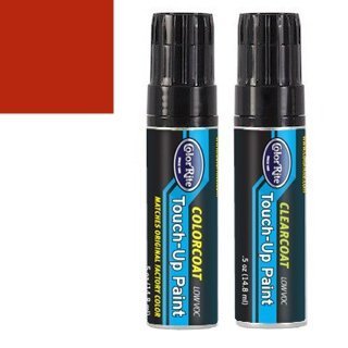 ColorRite Half-Ounce Jar for Buick Allure Automotive Touch-up Paint - Cobalt Red Clearcoat 27/WA946L - Value Package
