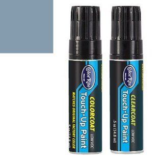 ColorRite Half-Ounce Jar for Volkswagen Convertible Automotive Touch-up Paint - Crome Blue L51K - All-Inclusive Package