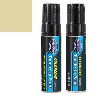 ColorRite Half-Ounce Jar for Mazda 6 Automotive Touch-up Paint - Gold Ash Metallic Clearcoat C2/28D - Color+Clearcoat Package