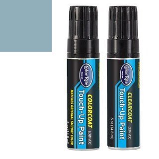 ColorRite Half-Ounce Jar for Ford Thunderbird Automotive Touch-up Paint - Arcadian Blue F (1967) - All-Inclusive Package