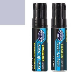 ColorRite Half-Ounce Jar for Nissan Rogue Automotive Touch-up Paint - Airtech Blue Metallic Clearcoat FAF - Value Package