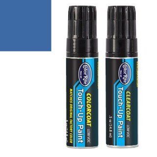 ColorRite Half-Ounce Jar for Dodge Dakota Automotive Touch-up Paint - Blaze Red Crystal/Inferno Red Crystal Clearcoat PRH/ARH/RH - All-Inclusive Package