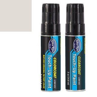 ColorRite Half-Ounce Jar for Lexus GS300/430 Automotive Touch-up Paint - Glacier Frost Mica Tricoat 074 - Color+Clearcoat Package