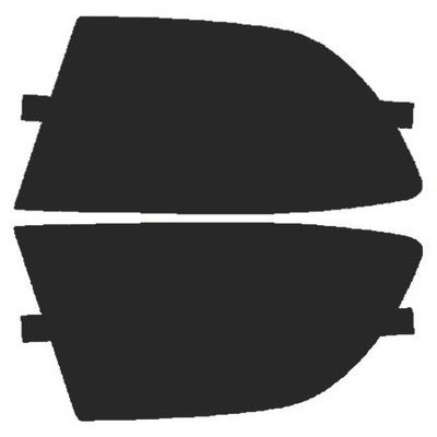 SlickMod Precut Vinyl Tint Cover for 2001-2005 Lexus IS300 Foglights (20% Dark Smoke)