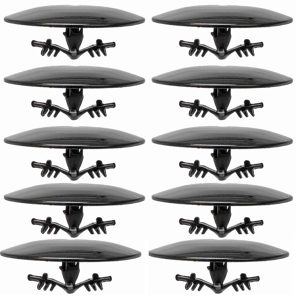 APDTY 811733 Plastic Hood Push Clips Replaces 90700-SJ4-000, 90700SJ4000