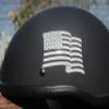 Reflective US Flag - 3" x 2 1/4" die Cut Vinyl Decal for Helmets, Windows, Cars, Trucks, Tool Boxes, laptops, MacBook - virtually Any Hard, Smooth Surface. Made & Ships from The USA! view 1