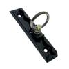 Pit Posse 11022BK Aluminum 6 Inch L Track Anchor Tie Down - 6" S Track Rail - 4000 lb Lift Capacity - Anodized (Black) Towing Accessory for Snowmobile, Motorcycle, Toy Hauler, 5th Wheel view 4