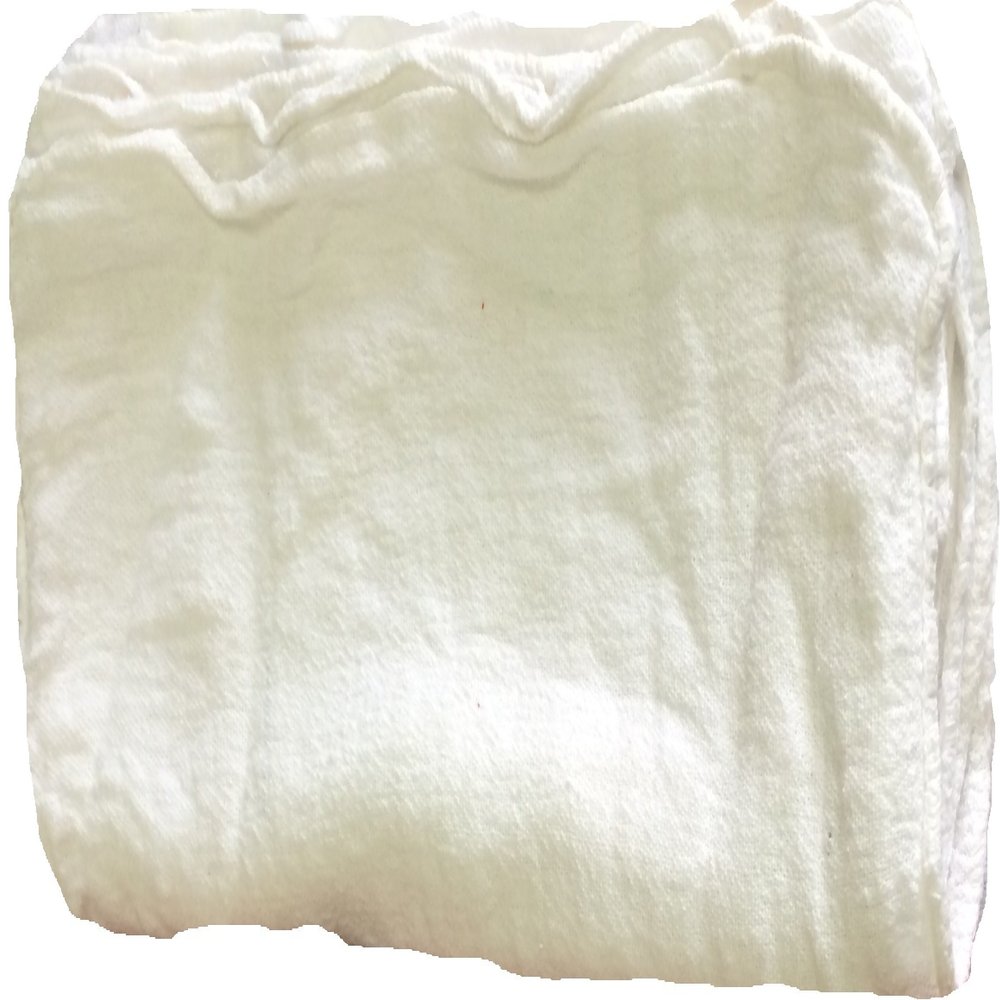 Atlas Cotton Auto Shop Towels, 10-Pieces, White