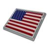 Elektroplate American Flag Chrome Large Car Emblem view 3