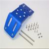 GPM for HPI Savage 21, X, XL, K4.6, Flux Upgrade Parts Aluminum Rear Skid Plate with Pins & Screws & Aluminum Collars - 1Pc Set Blue view 1