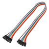 uxcell 40cm 2.54mm Female to Female F/F Jumper Cable Connector 5 Pcs view 1