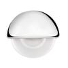 RecPro 12V LED Recessed Courtesy Boat Light | Half Moon Blue, Chrome Plated, Marine & RV | Water-Resistant, Anti-Corrosion, Vibration-Proof | 3 Blue LEDs, Special Lens Optics for Glare-Free Lighting view 2