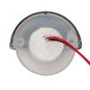 RecPro 12V LED Recessed Courtesy Boat Light | Half Moon Blue, Chrome Plated, Marine & RV | Water-Resistant, Anti-Corrosion, Vibration-Proof | 3 Blue LEDs, Special Lens Optics for Glare-Free Lighting view 3