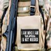 I Am Who I Am Your Approval Not Needed Motorcycle MC Biker Vest Patch PAT-3508 Iron on Patch view 2