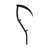Grain Cutter Scythe Thresher - Vinyl Decal Sticker - 3.75" x 9" - Black view 1