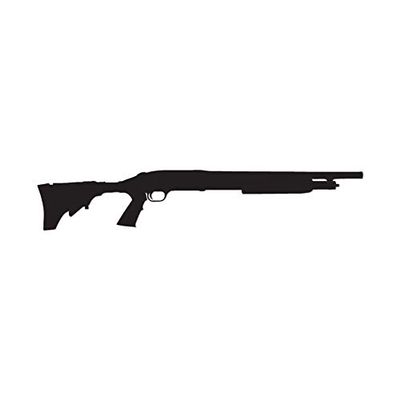 Decorative Decal - Tactical Shotgun Gun - 9" x 1.7" - Black - Vinyl Sticker