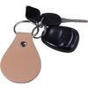 CustomGiftsNow Personalized Engraved Dachshund/Wiener Longhair Genuine Custom Leather 3-inch Customizable Keychain view 3