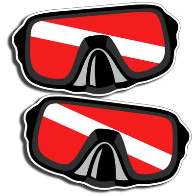 215 Decals, Graphics, Skins & Stickers Scuba Dive Sticker Diver Down Mask Die Cut Vinyl Decal Graphic Digital Car Truck Boat Kayak Yak Sail