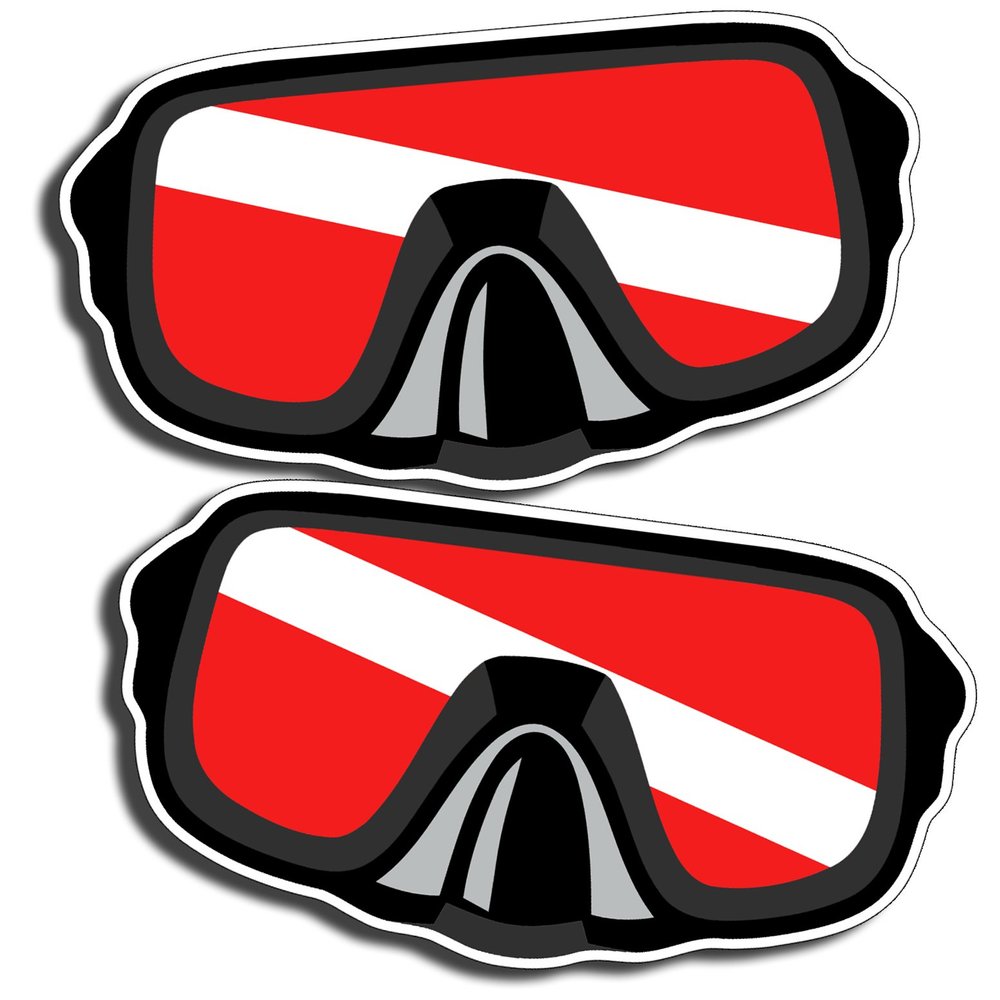215 Decals, Graphics, Skins & Stickers Scuba Dive Sticker Diver Down Mask Die Cut Vinyl Decal Graphic Digital Car Truck Boat Kayak Yak Sail