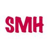 SMH Shake My Head - Vinyl Decal Sticker - 8.75" x 3.75" - Red view 1