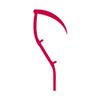 Grain Cutter Scythe Thresher - Vinyl Decal Sticker - 3.75" x 9" - Red view 1