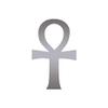 Ankh Key Of Life - Vinyl Decal Sticker - 2.35" x 3.75" - Silver view 1