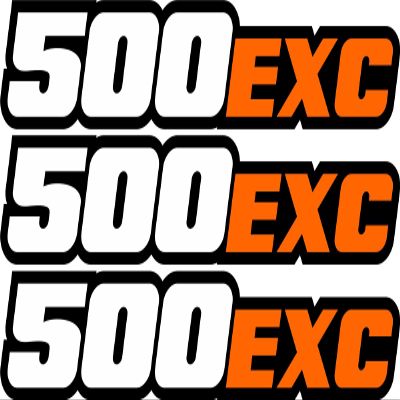 500exc Swingarm Airbox Number Plate Decal Stickers EXC 500 2 4 Stroke Exc500