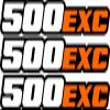 500exc Swingarm Airbox Number Plate Decal Stickers EXC 500 2 4 Stroke Exc500 view 1
